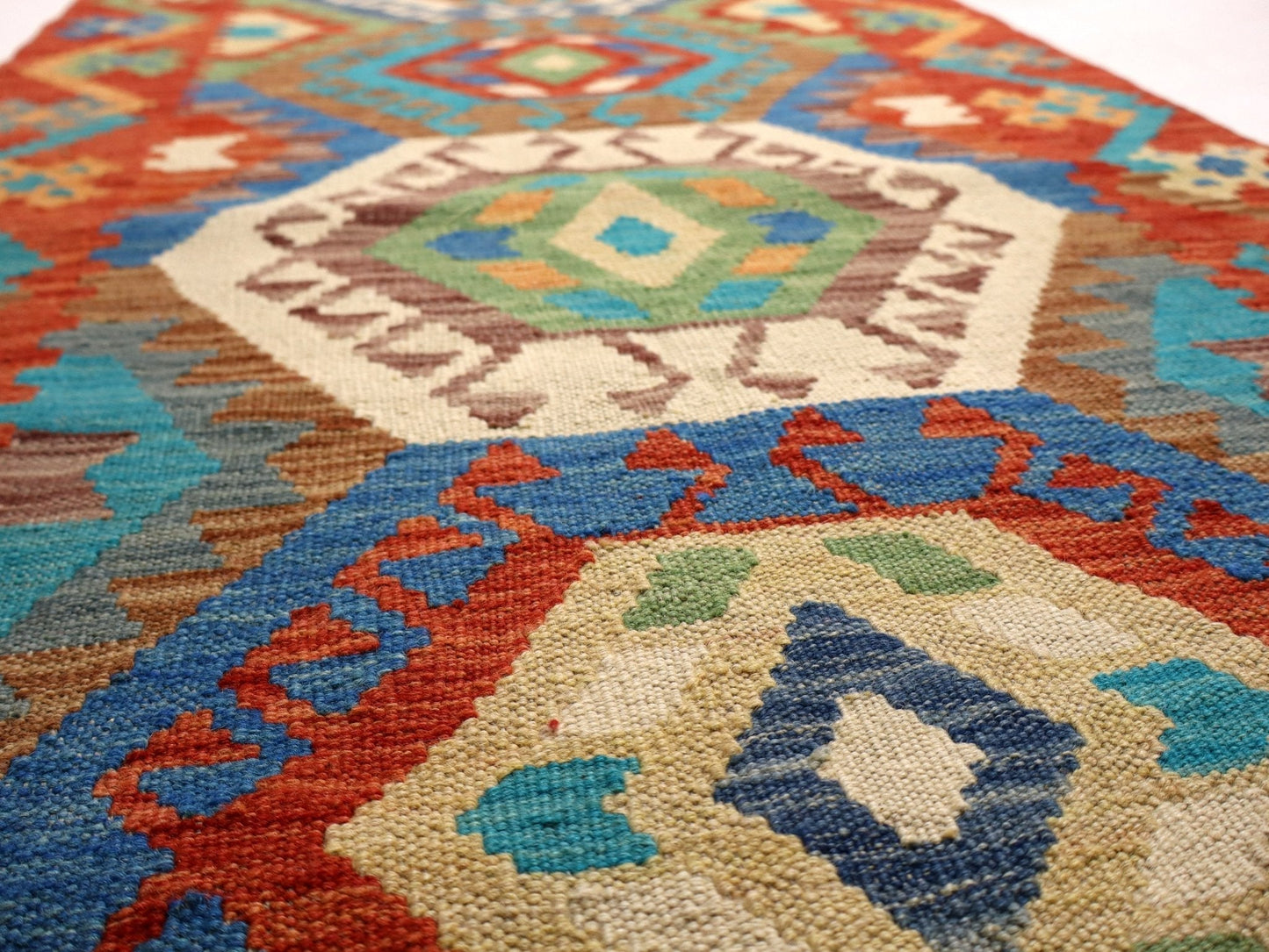 Afghan Maimana Kilim Rug | 2' 9" x 10' 2"