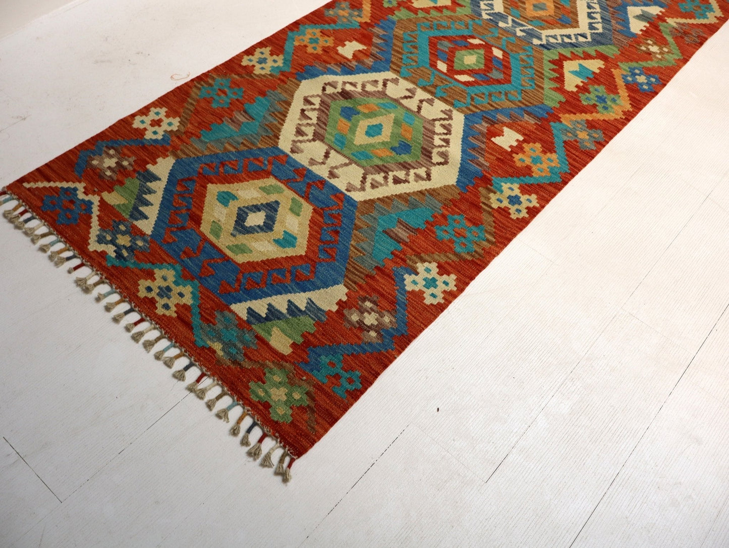 Afghan Maimana Kilim Rug | 2' 9" x 10' 2"