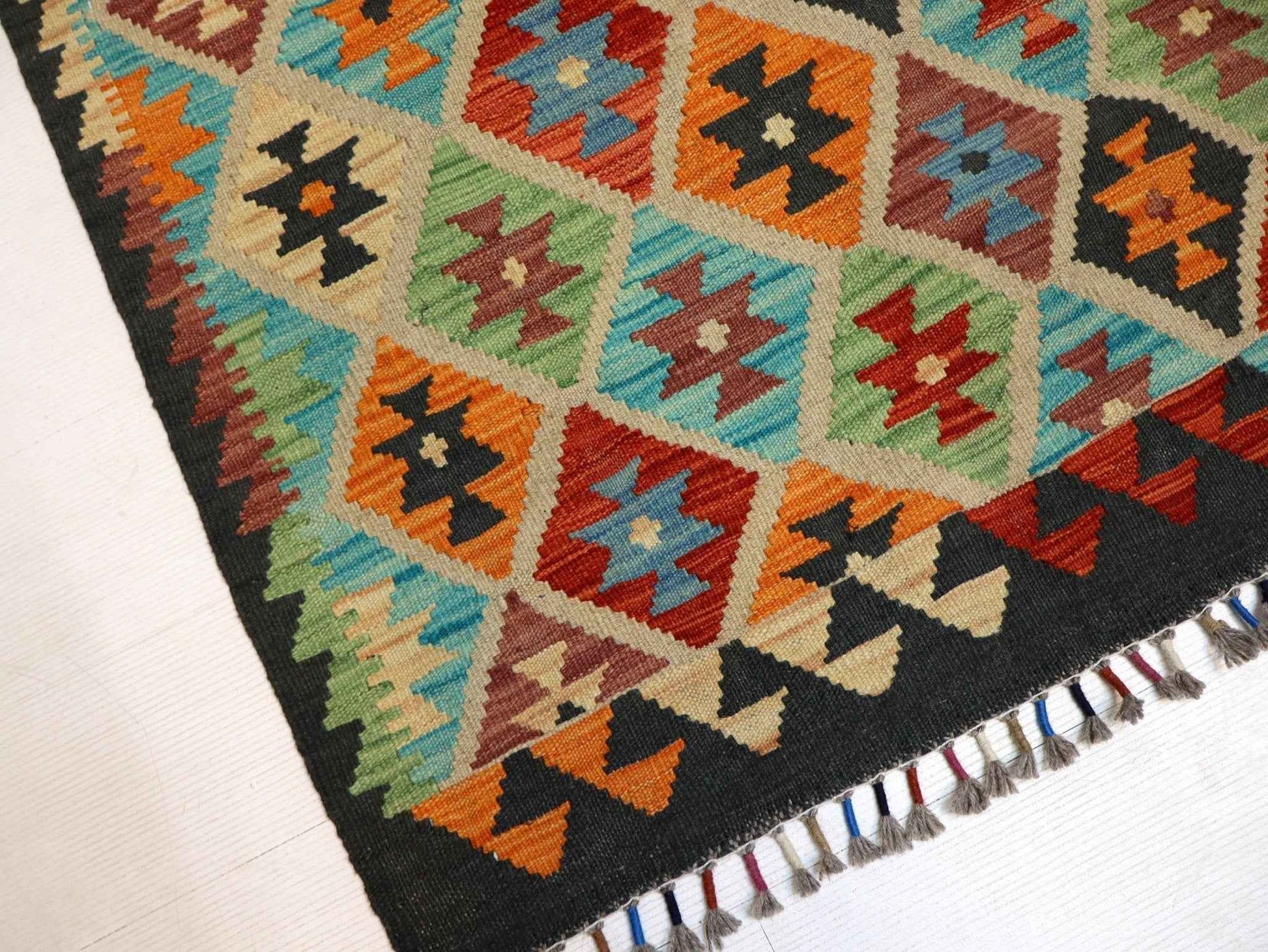 Afghan Maimana Kilim Rug | 2' 9" x 4' 2"
