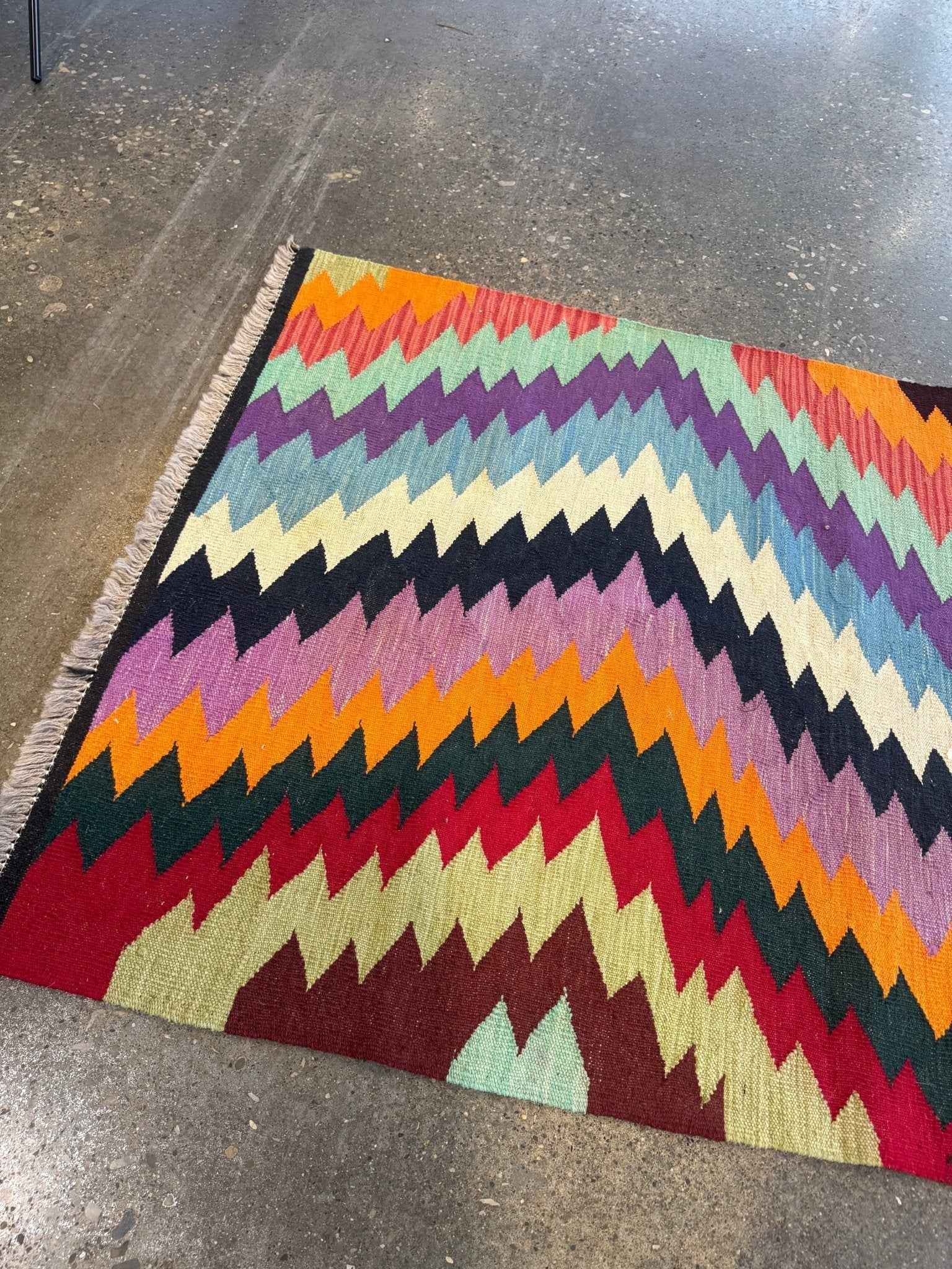 Afghan Maimana Kilim Rug | 3' 6" x 5'