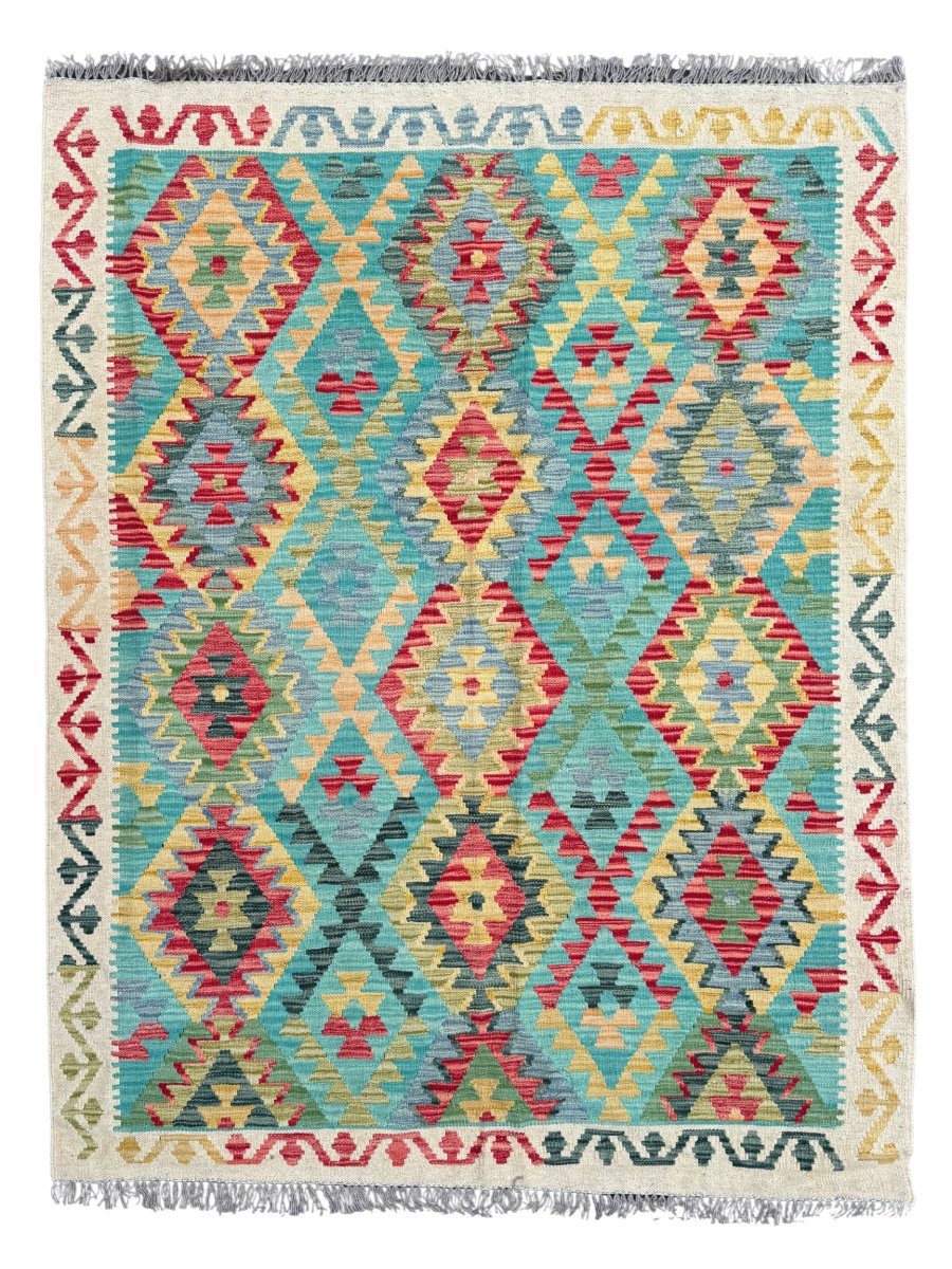 Afghan Maimana Kelim Teppich | 1,50 x 1,93 m