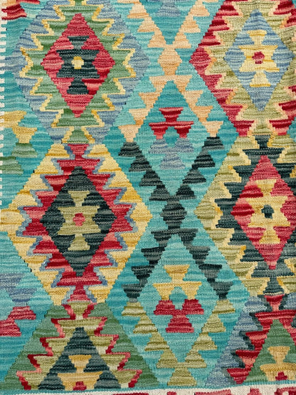 Afghan Maimana Kelim Teppich | 1,50 x 1,93 m