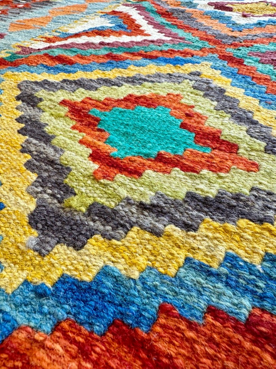 Afghan Maimana Kilim Rug | 5' 1" x 6' 5"