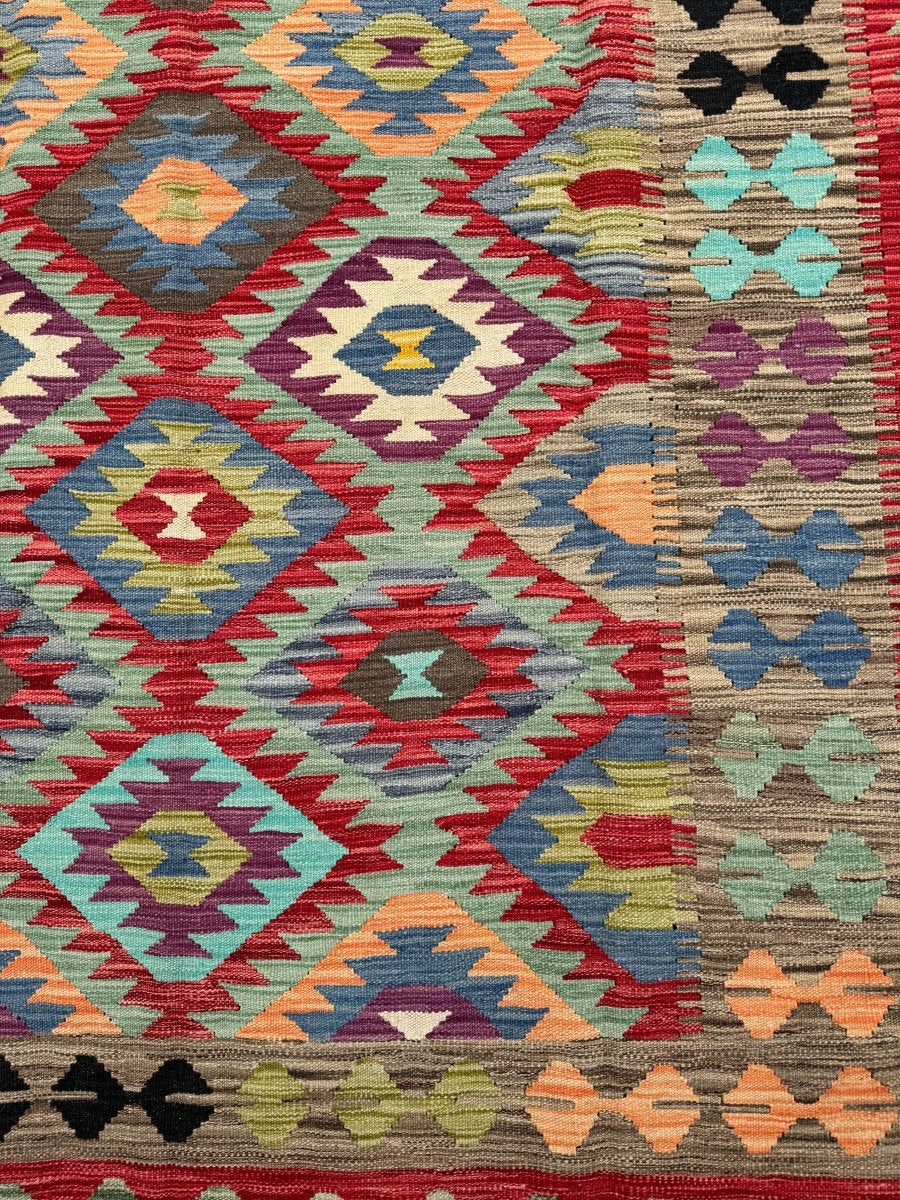 Afghan Maimana Kelim Teppich | 1,78 m x 2,57 m