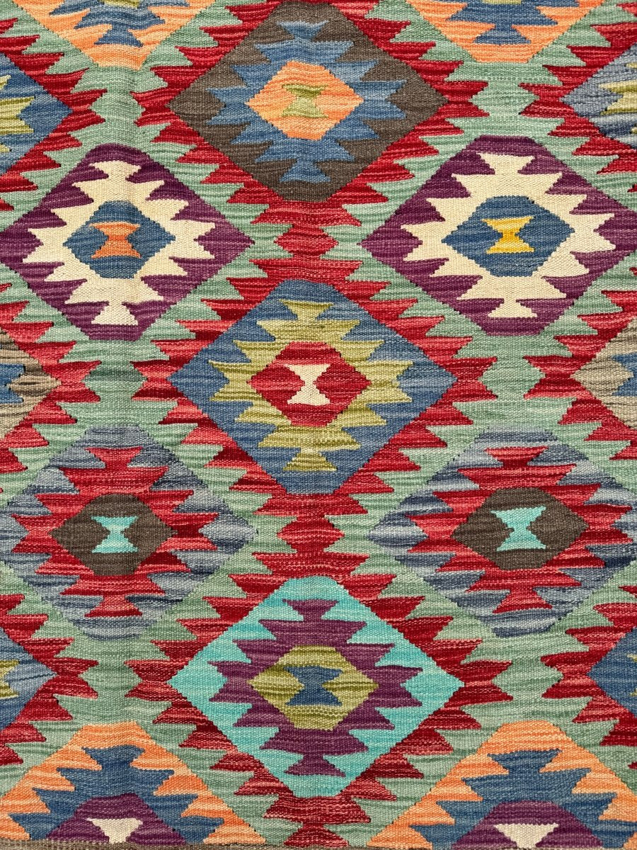 Afghan Maimana Kelim Teppich | 1,78 m x 2,57 m