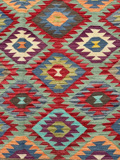Afghan Maimana Kelim Teppich | 1,78 m x 2,57 m