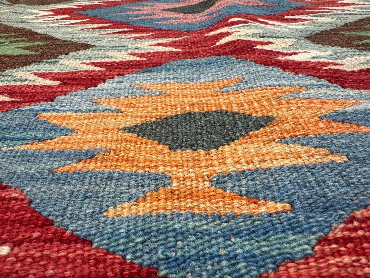 Afghan Maimana Kilim Rug | 5' x 6' 7"