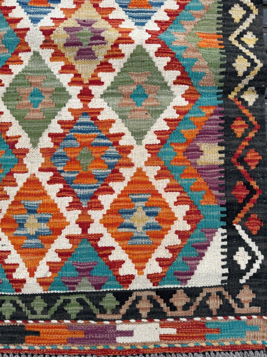 Afghan Maimana Kilim Runner | 2' 1" x 6' 8"