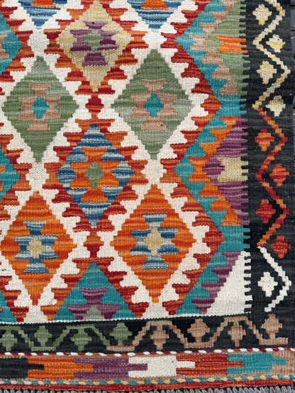 Afghan Maimana Kilim Runner | 2' 1" x 6' 8"
