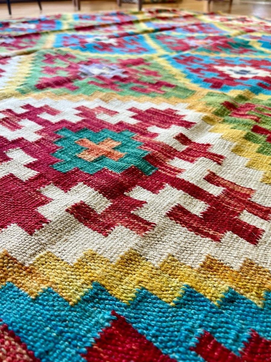 Afghan Maymana Kilim Rug | 8' x 5' 9"