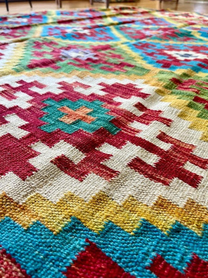Afghan Maymana Kilim Rug | 8' x 5' 9"