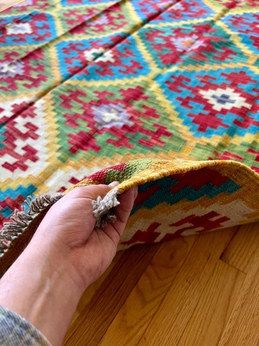 Afghan Maymana Kilim Rug | 8' x 5' 9"