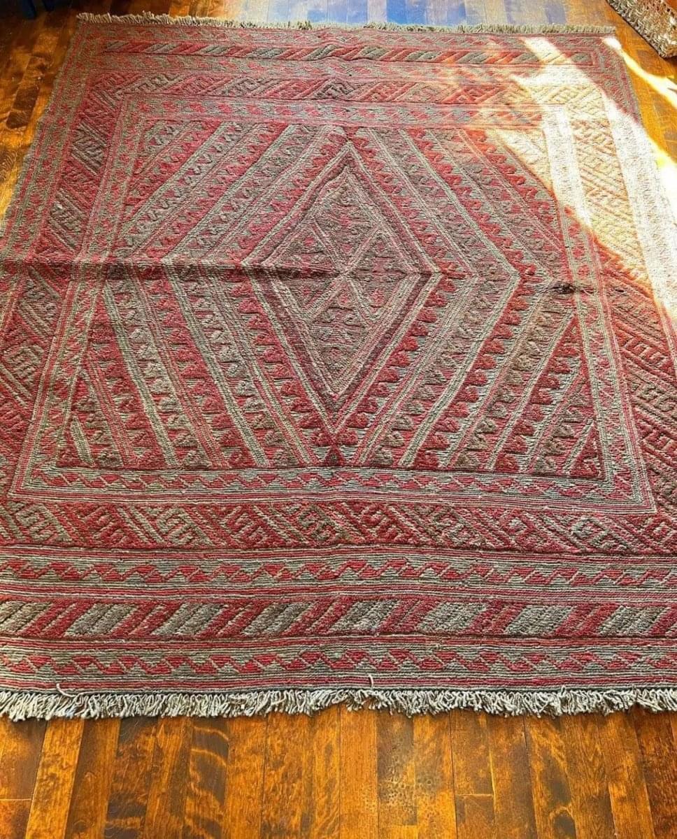 Afghan Rug | 5' 7" x 5'