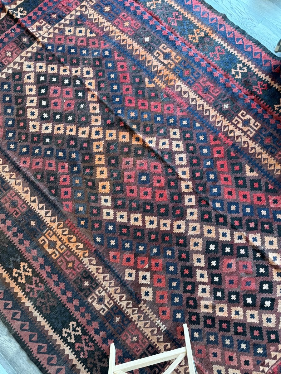 Afghan Usbekischer Kelim Teppich | 7' 10" x 10' 6"