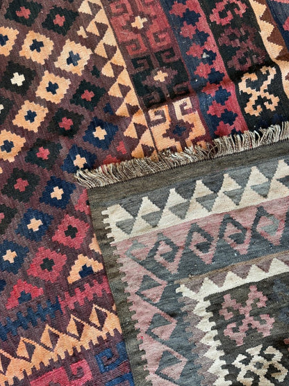 Afghan Usbekischer Kelim Teppich | 7' 10" x 10' 6"