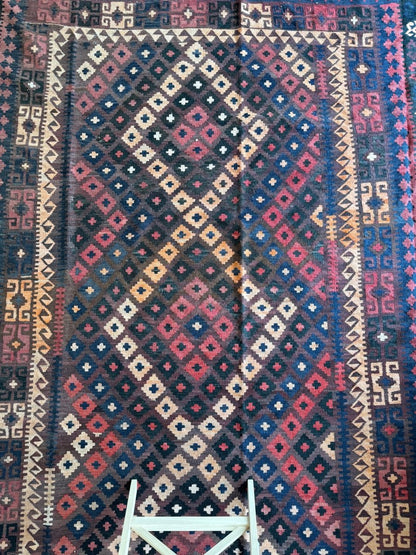 Afghan Usbekischer Kelim Teppich | 7' 10" x 10' 6"