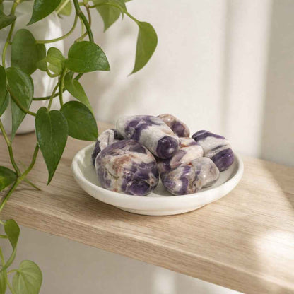 Amethyst Chevron A Tumbled Stones