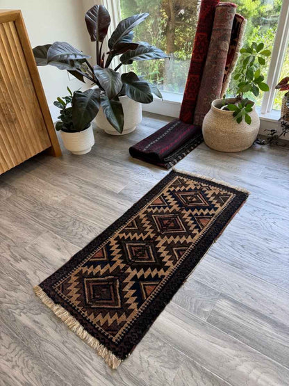 Antique Baluch Bag Face Rug | 1' 6" x 3' 2"