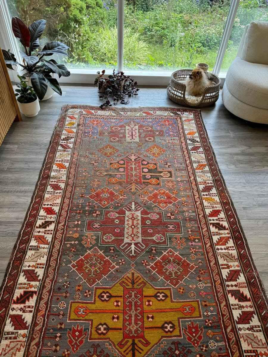 Antique Caucasian Kazak Rug | 5' 1" x 8' 10"