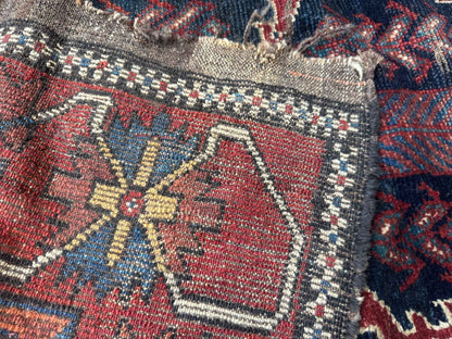 Antique Persian Bakhtiari Rug | 5' x 7’ 4"