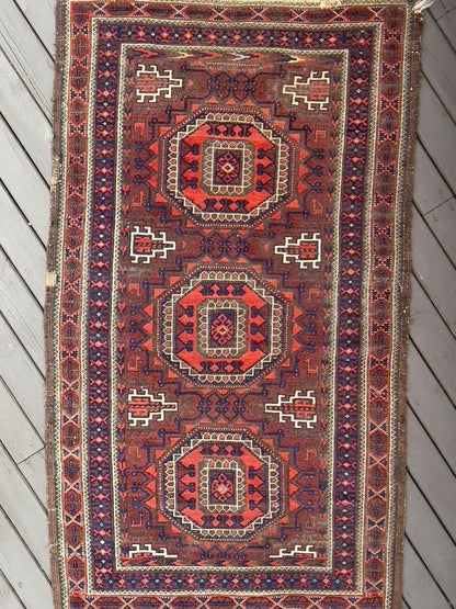 Antique Persian Baluch Rug | 5' 1" x 3'