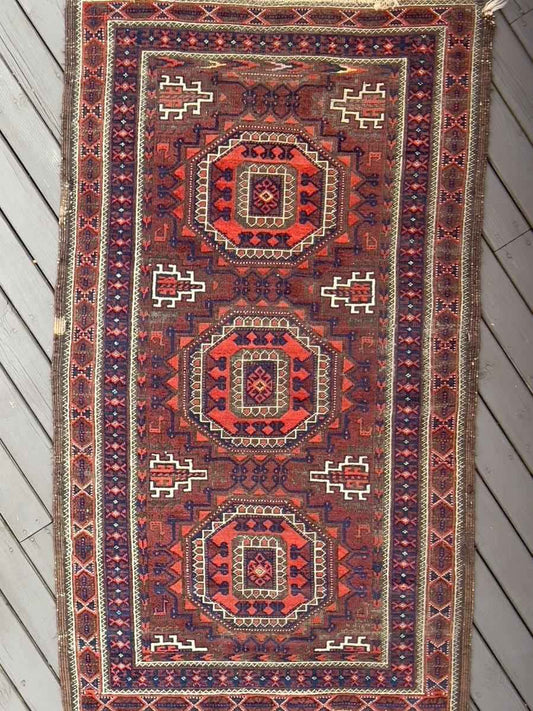 Antique Persian Baluch Rug | 5' 1" x 3'