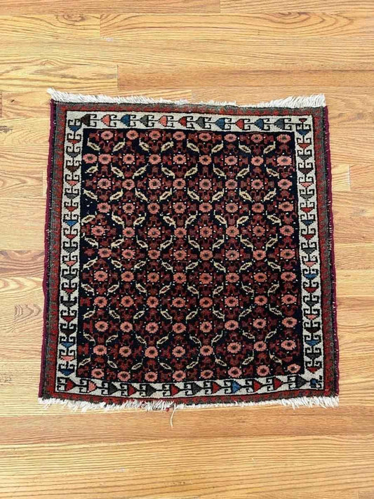 Antique Persian Malayer Rug | 2' 1" x 2'