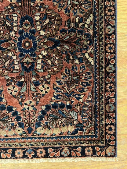 Antique Persian Sarouk Rug | 2' 4" x 1' 11"