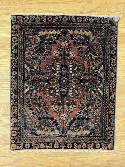 Antique Persian Sarouk Rug | 2' 4" x 1' 11"