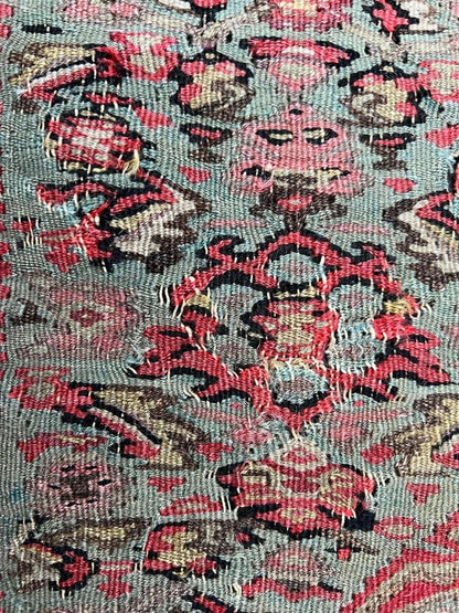 Antique Persian Senneh Kilim | 6' 3" x 4' 2"