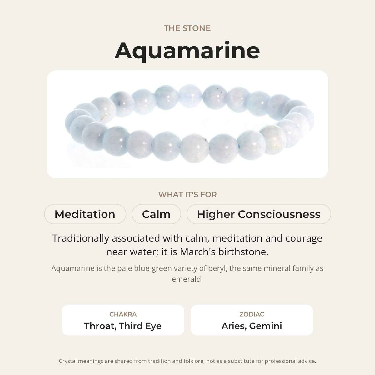 Aquamarine A Bracelet