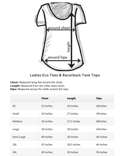 BIKE WORLD - Women's Eco Tee - Heather Brown
