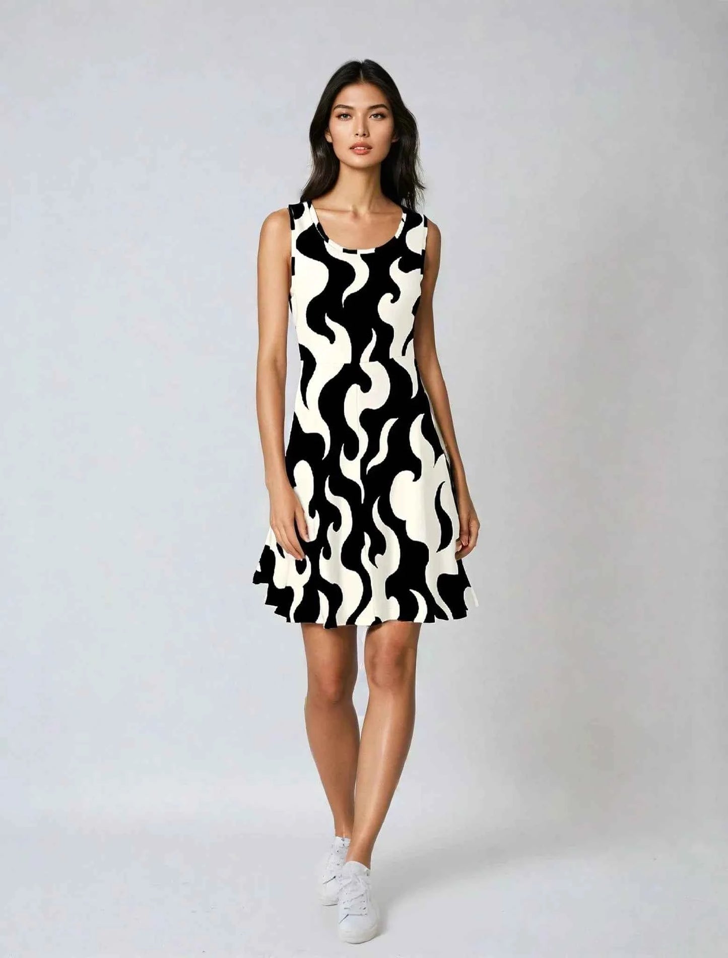 Puff Skater Dress