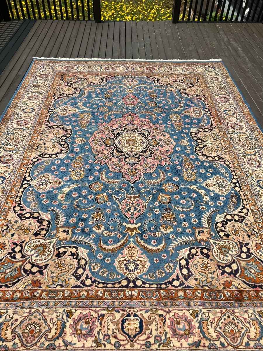Aseman | 11' 4" x 8' 3" | Persian Kashmar Rug
