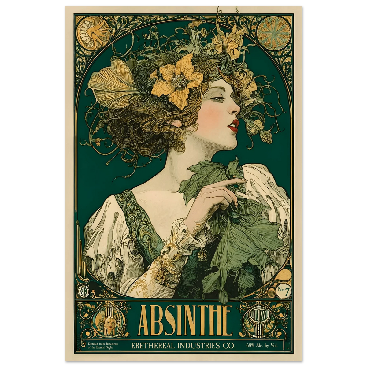 L’Absinthe d’Ombre - Poster & Framed Print