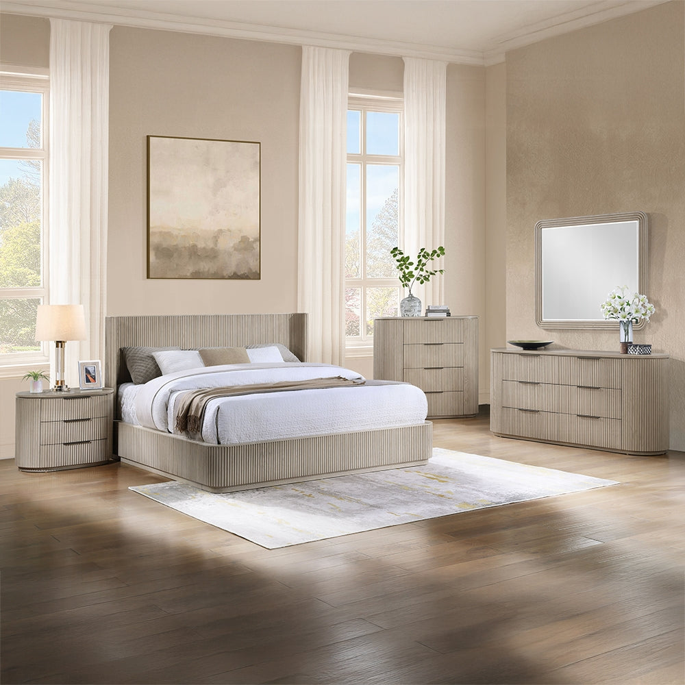 Chianti Luxury Chanel Chest - Light Oak