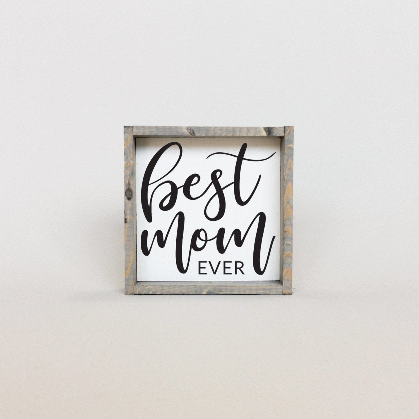 Best Mom Ever Mini Wood Sign - AURABAGS SHOP