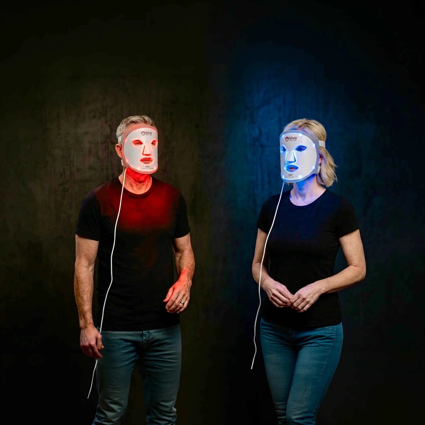 Kivo Elite Face: Blue, Yellow, Near-Infrared, and Red Light Therapy Mask