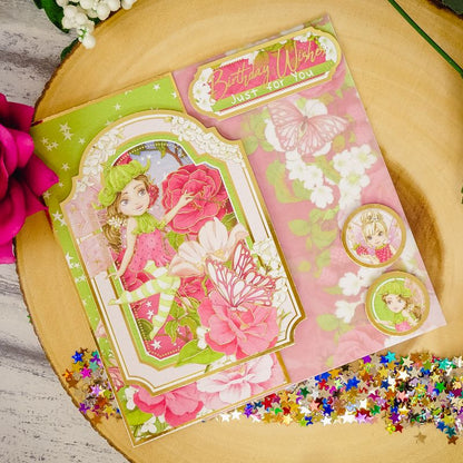 Fairy Blossoms Printed Parchment