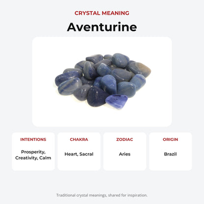 Blue Aventurine Tumbled Stones