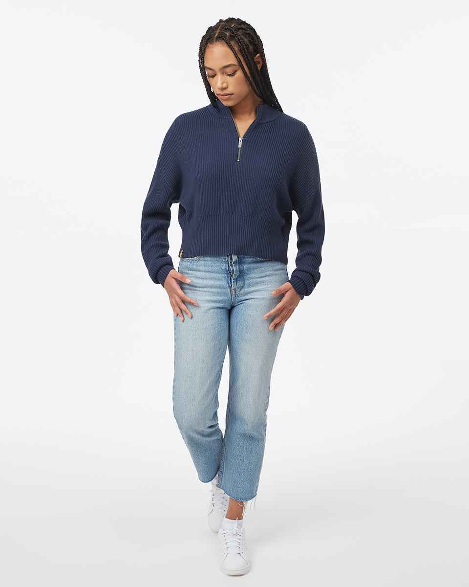 Highline 1/4 Zip Mock Neck