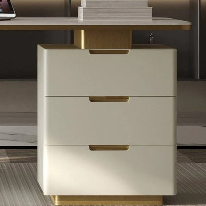 BLV10 Büroschreibtisch mit Marmorplatte