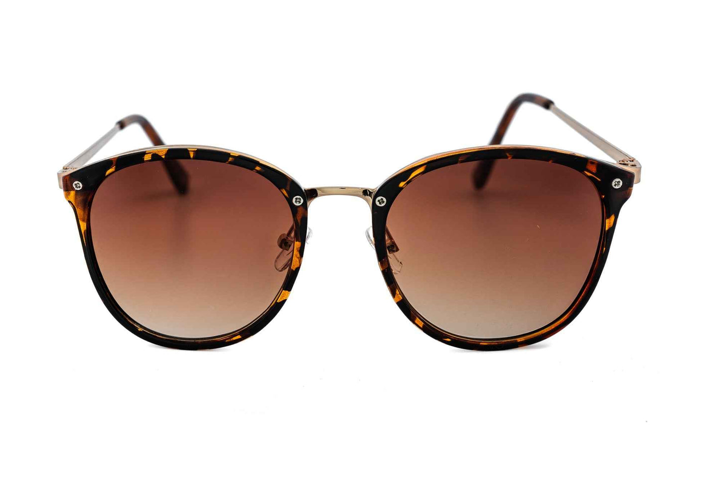 Soraya – Round Brown Gradient Sunglasses | Bolero Eyewear