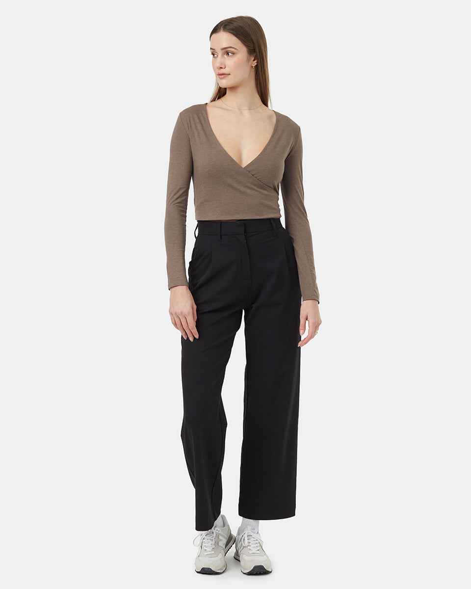 TreeBlend Wrap Top