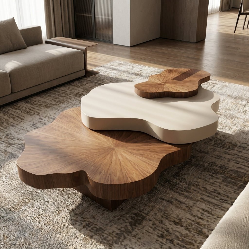 BT70 Nordic 3-stöckiges modernes Couchtisch-Set