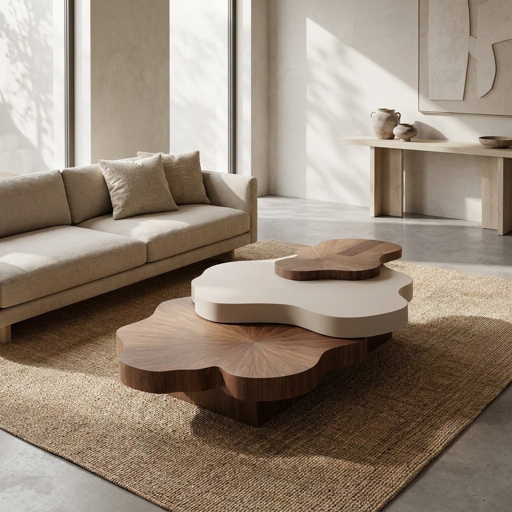 BT70 Nordic 3-stöckiges modernes Couchtisch-Set