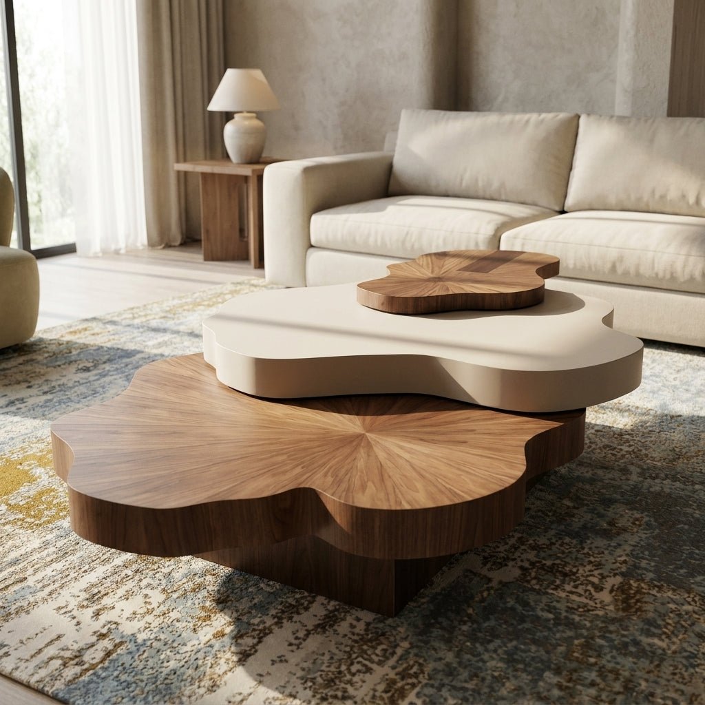 BT70 Nordic 3-stöckiges modernes Couchtisch-Set