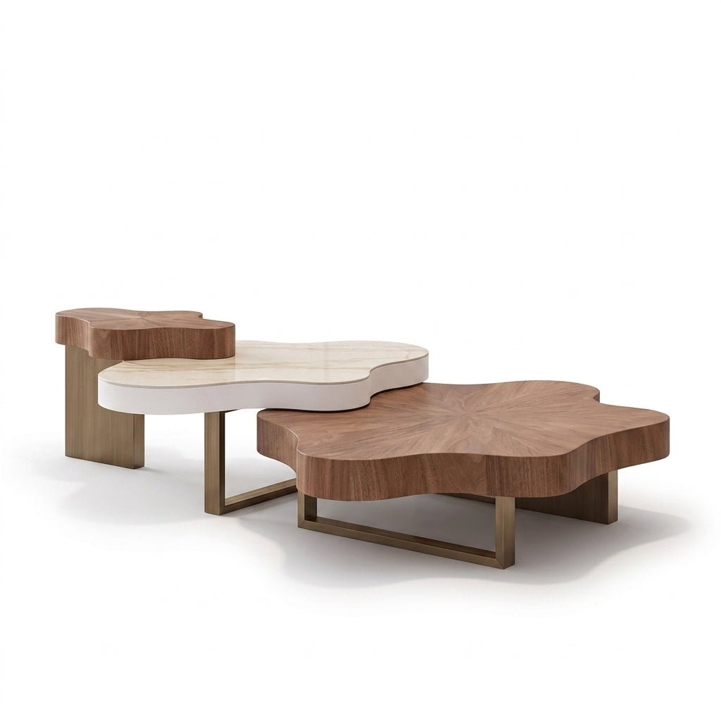 BT70 Nordic 3-stöckiges modernes Couchtisch-Set