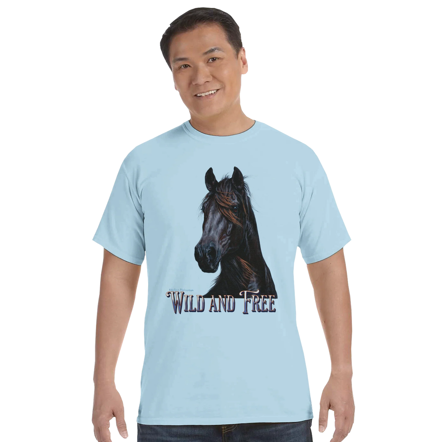 Wild and Free Comfort Colors Unisex Tee – 100% Cotton