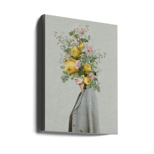 Wandbild Gelber Blumenstrauß
